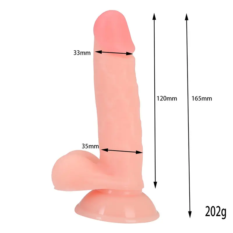 16.5 Cm. Matt Ultra Gerçekçi Doku Vantuzlu Testisli Dildo görsel 5