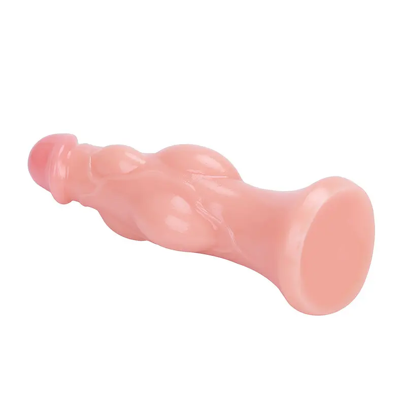 17.5 Cm. Boğumlu Extra Zevk Ultra Gerçekçi Doku Vantuzlu Dildo görsel 6