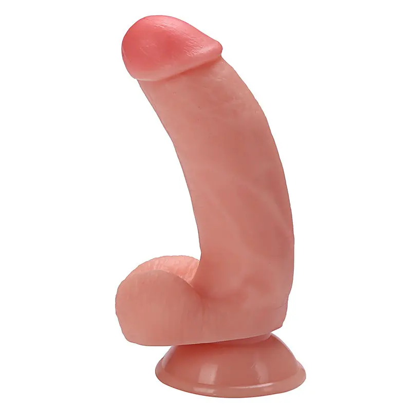 17.5 Cm. Danny’s Ultra Gerçekçi Doku Vantuzlu Testisli Dildo görsel 3