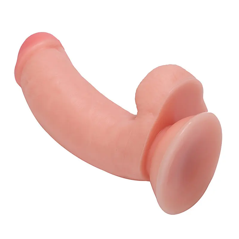 17.5 Cm. Danny’s Ultra Gerçekçi Doku Vantuzlu Testisli Dildo görsel 6