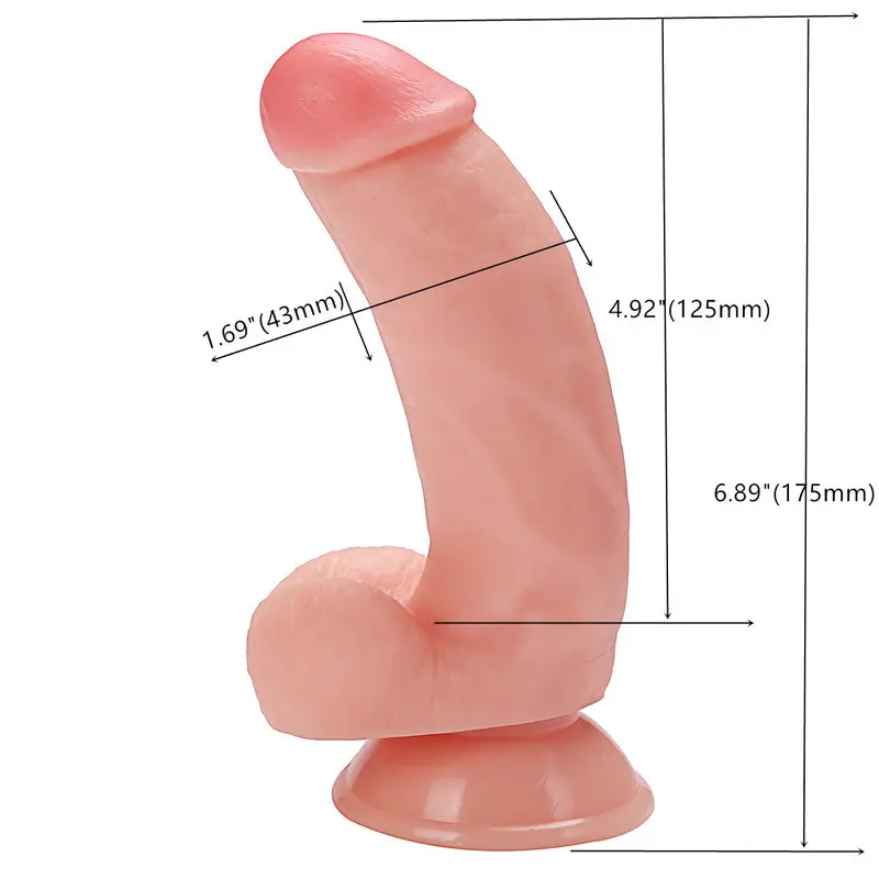 17.5 Cm. Danny’s Ultra Gerçekçi Doku Vantuzlu Testisli Dildo görsel 7