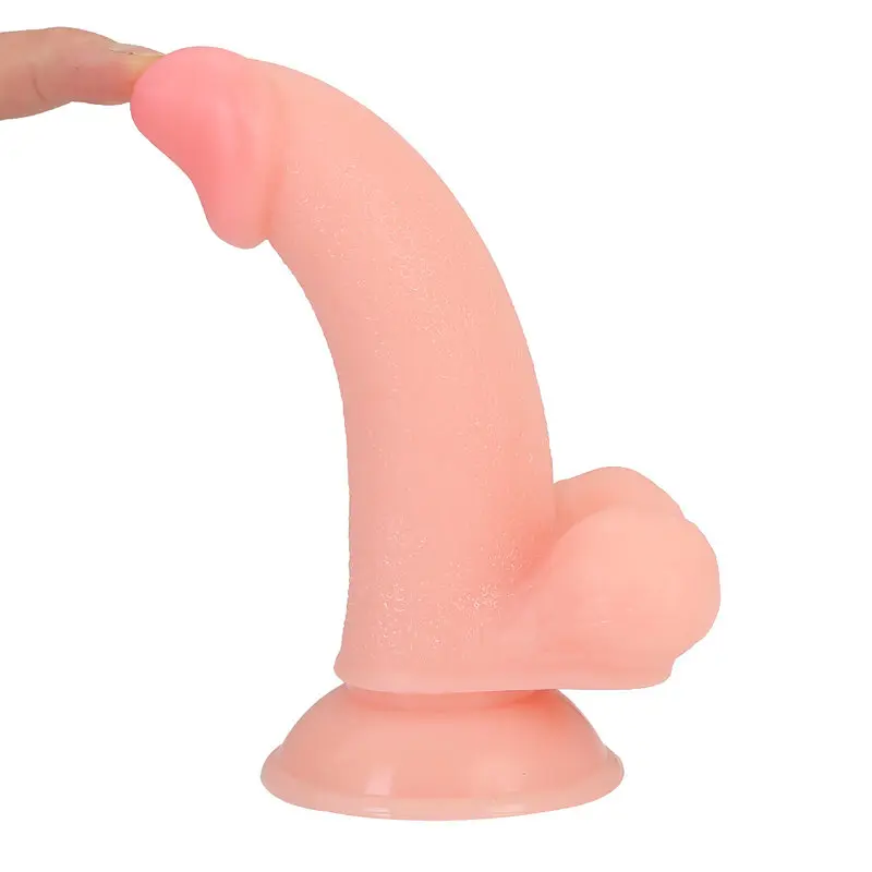 17 Cm. Alex Ultra Gerçekçi Doku Vantuzlu Testisli Dildo görsel 2