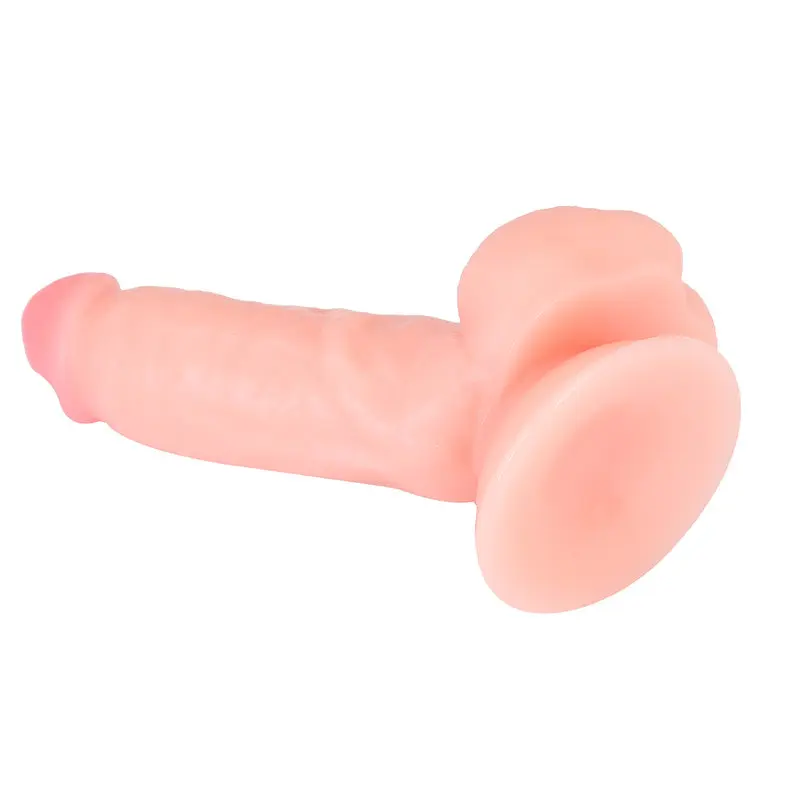 17 Cm. Baron Ultra Gerçekçi Doku Vantuzlu Testisli Dildo görsel 4