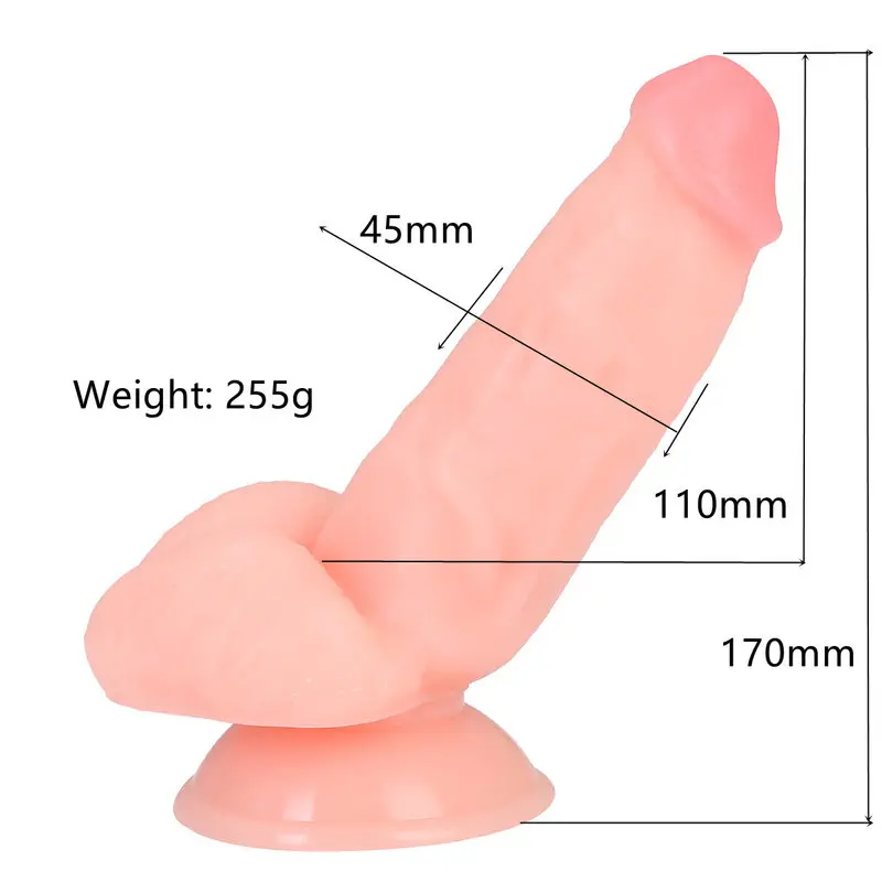 17 Cm. Baron Ultra Gerçekçi Doku Vantuzlu Testisli Dildo görsel 6