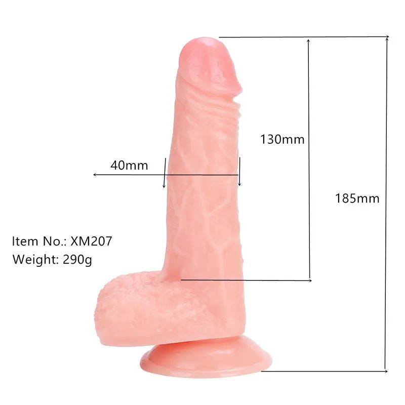 18.5 Cm. Carl Ultra Gerçekçi Doku Vantuzlu Testisli Dildo görsel 7