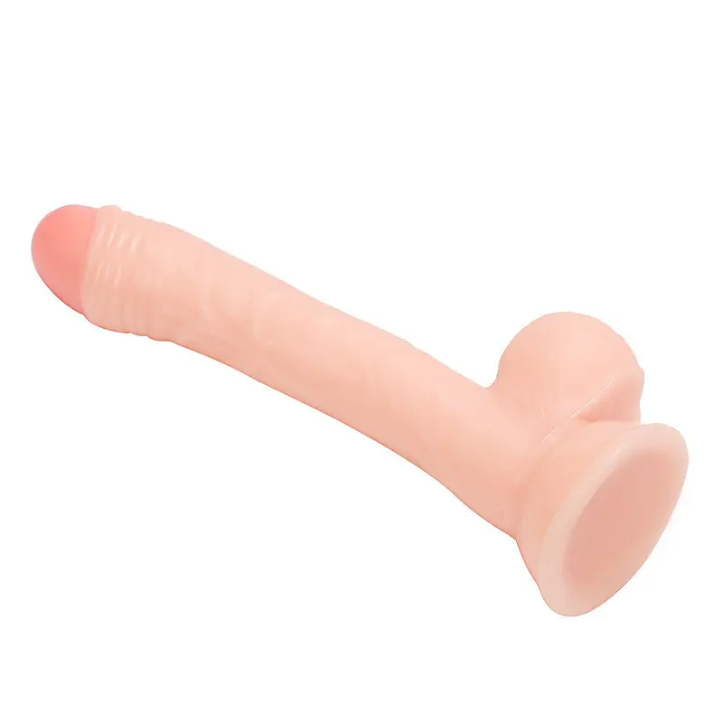 19.2 Cm. Foreskin Boy Ultra Gerçekçi Doku Vantuzlu Testisli Dildo görsel 6