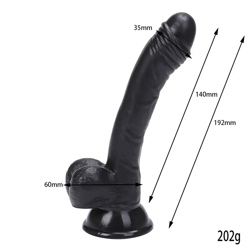 19.2 Cm. Foreskin Boy Ultra Gerçekçi Doku Vantuzlu Testisli Zenci Dildo görsel 8