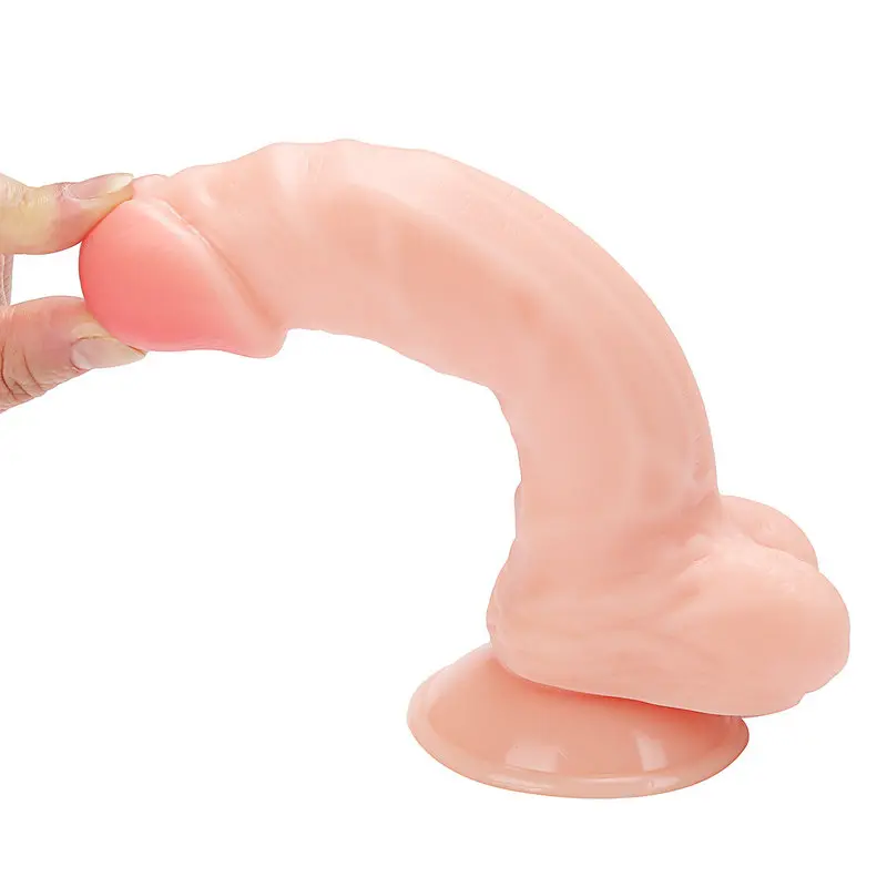 4.1 Cm * 19.2 Cm. – Jackie Ultra Gerçekçi Doku Vantuzlu Testisli Dildo görsel 2