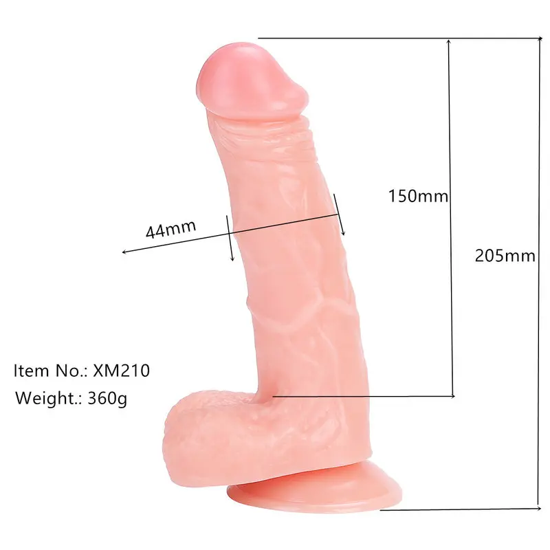 20.5 Cm. Herman Ultra Gerçekçi Doku Vantuzlu Testisli Dildo görsel 7