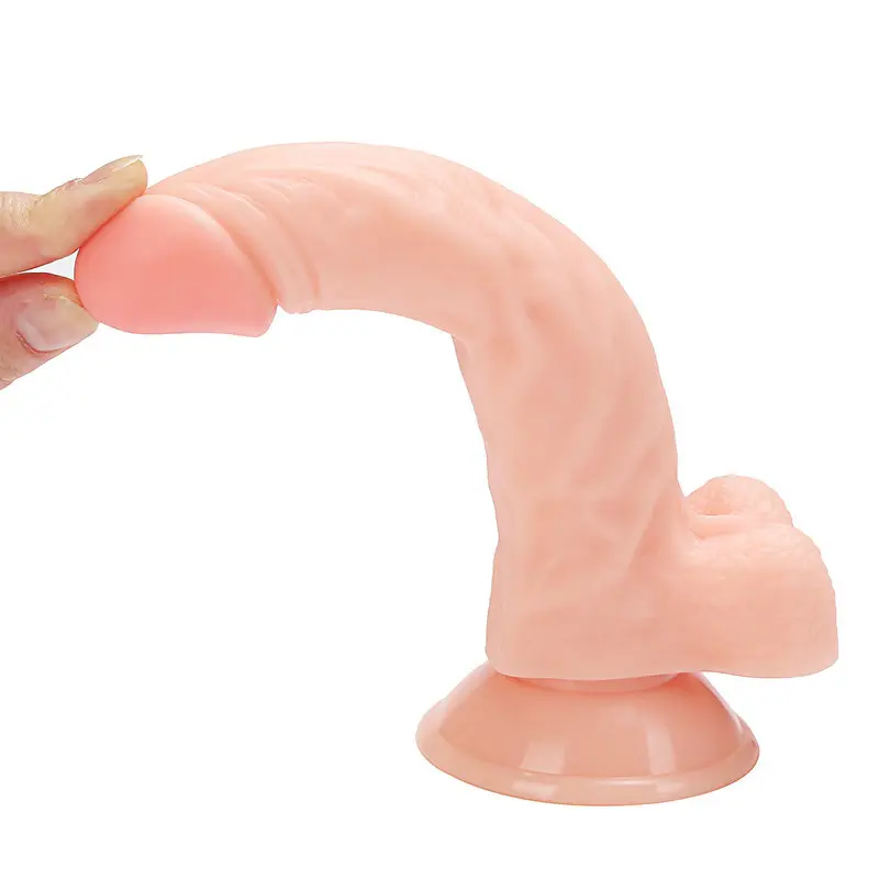 20 Cm. Jaydon Ultra Gerçekçi Doku Vantuzlu Testisli Dildo görsel 2