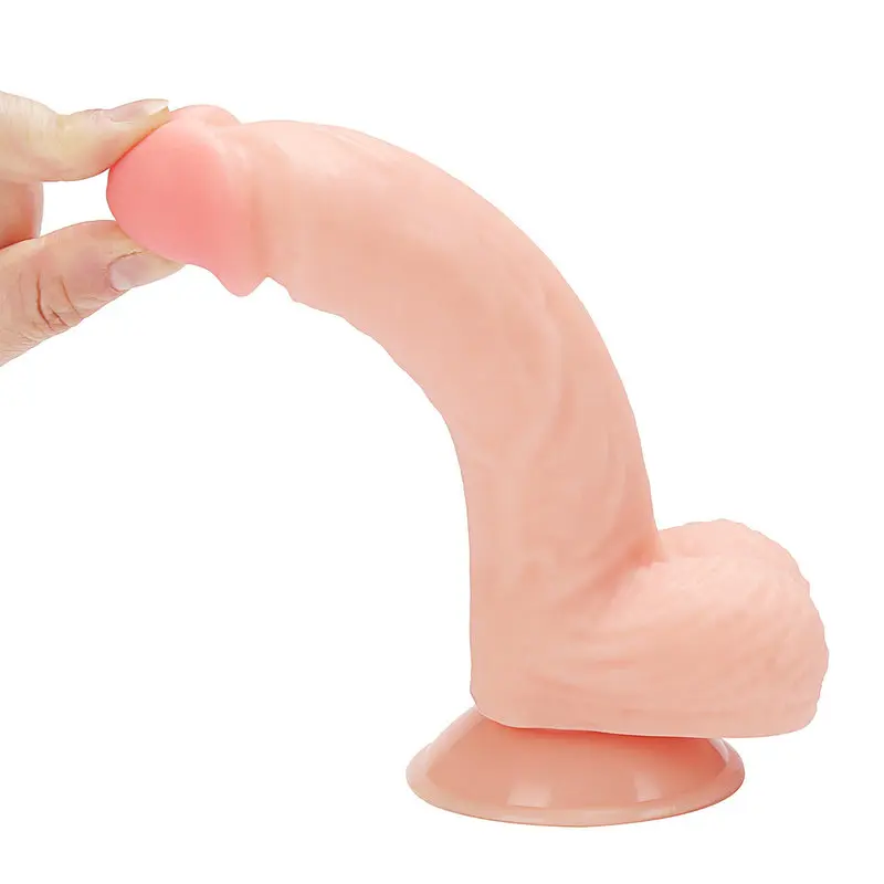 20 Cm. Ricky’s Ultra Gerçekçi Doku Vantuzlu Testisli Dildo görsel 2