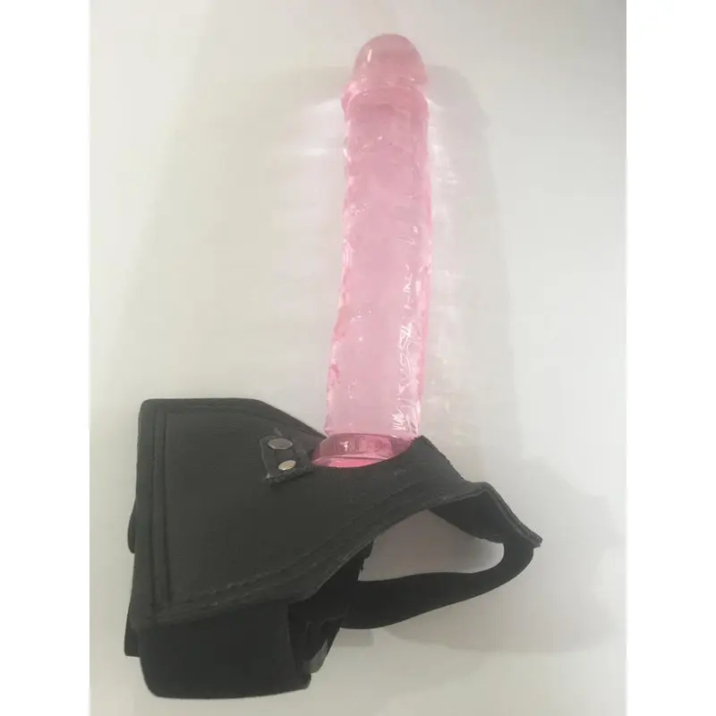 20 Cm. – Tam Realistik – Belden Bağlamalı Kemerli Jel Dildo (Mor) görsel 3