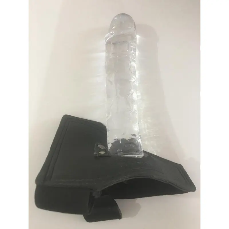 20 Cm. – Tam Realistik – Belden Bağlamalı Kemerli Jel Dildo (Pembe) görsel 2