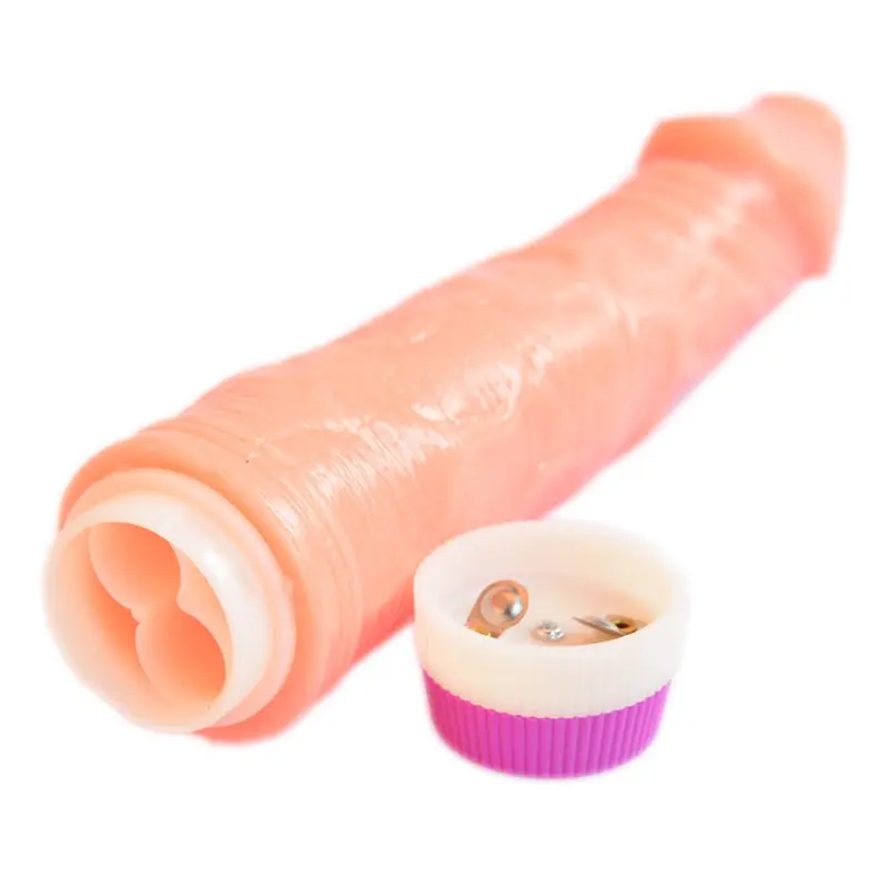 20cm Motorlu Tam Realistik Penis Vibratör (Ten Rengi) görsel 2