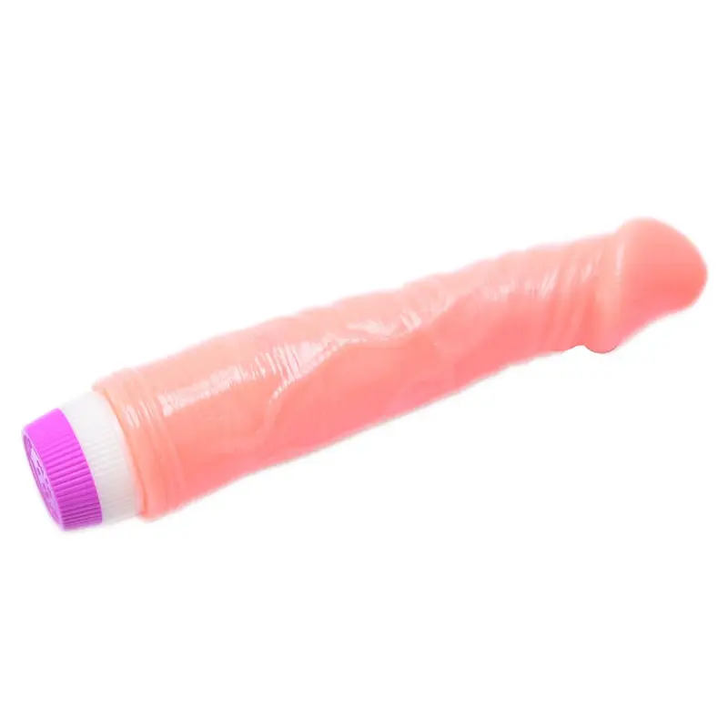 20cm Motorlu Tam Realistik Penis Vibratör (Ten Rengi) görsel 3