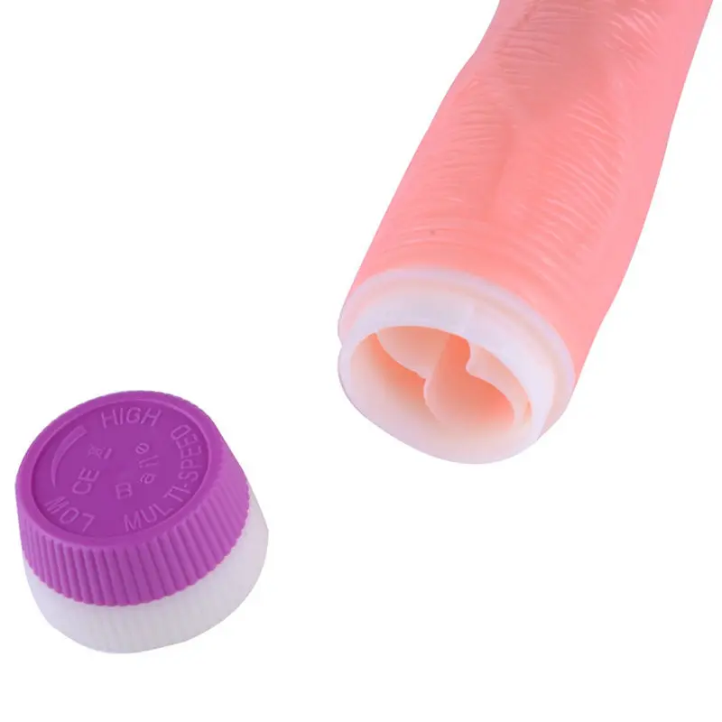 20cm Motorlu Tam Realistik Penis Vibratör (Ten Rengi) görsel 4