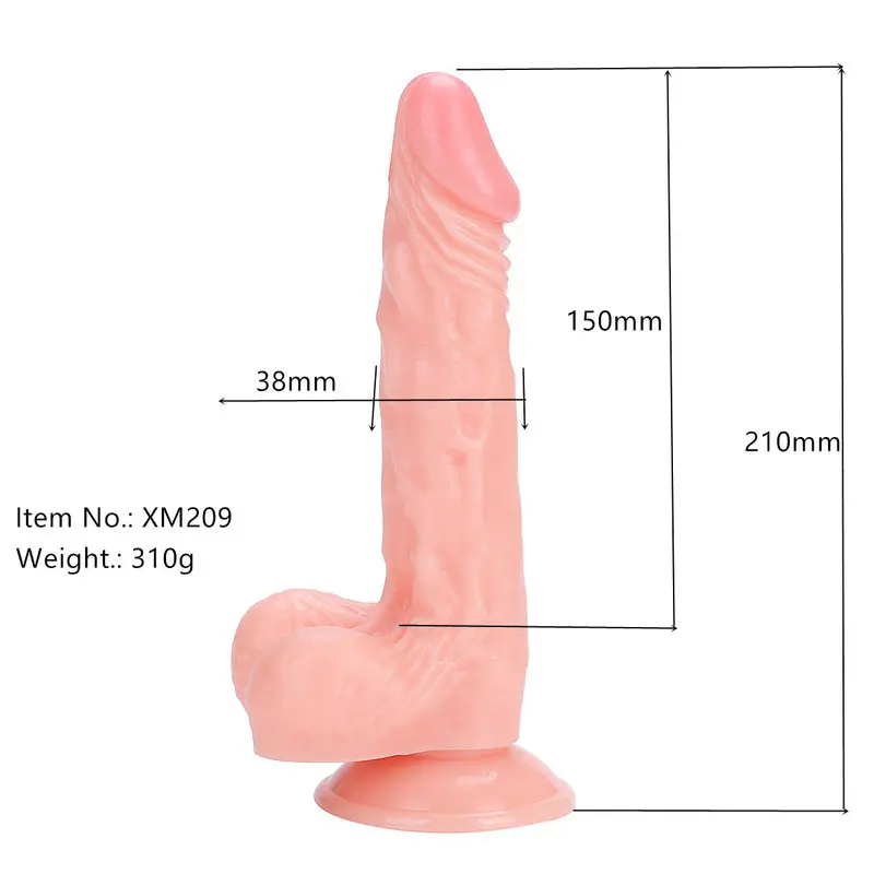 21 Cm. Abner Ultra Gerçekçi Doku Vantuzlu Testisli Dildo görsel 6