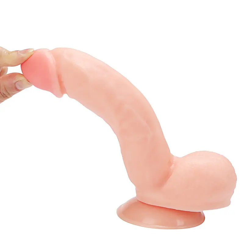 21 Cm. Deoxys Ultra Gerçekçi Doku Vantuzlu Testisli Dildo görsel 2