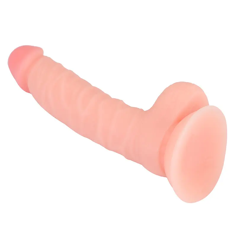 21 Cm. Marshall Ultra Gerçekçi Doku Vantuzlu Testisli Dildo görsel 5