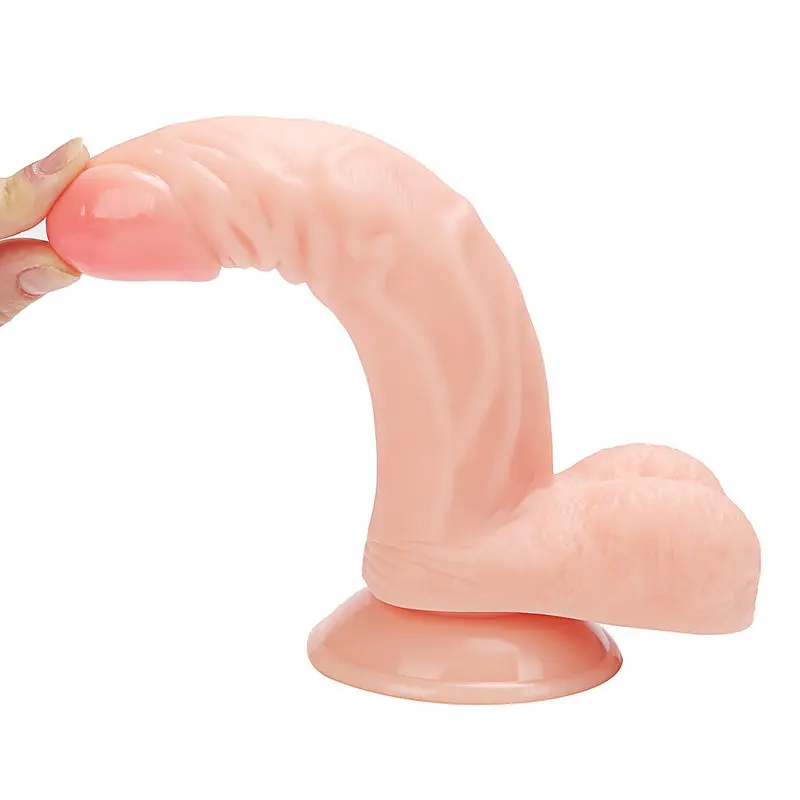 22 Cm. Ryan Ultra Gerçekçi Doku Vantuzlu Testisli Dildo görsel 2