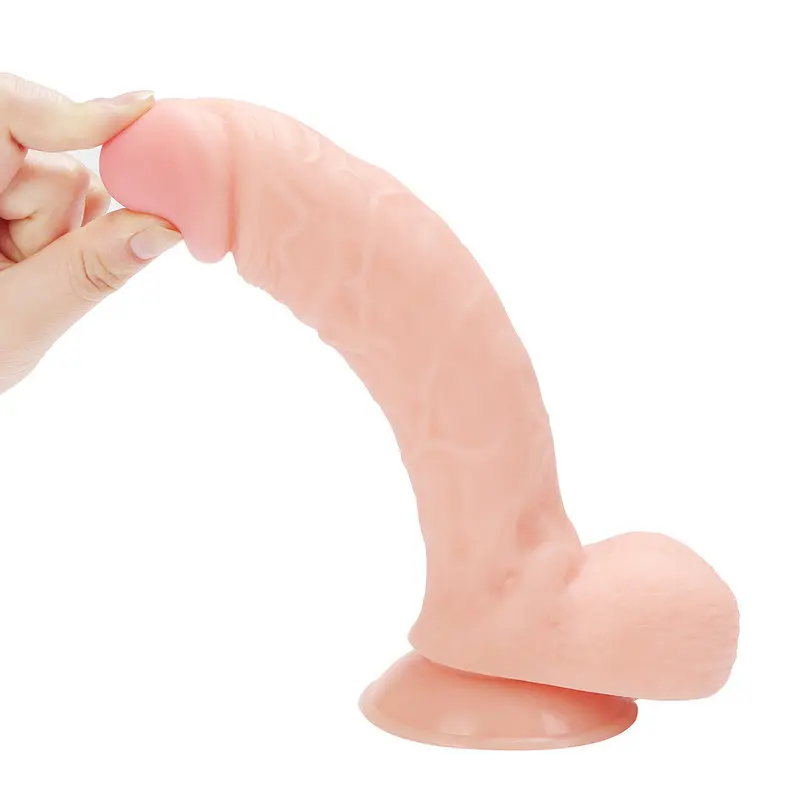 23.2 Cm. Jason Ultra Gerçekçi Doku Vantuzlu Testisli Damarlı Dildo görsel 2