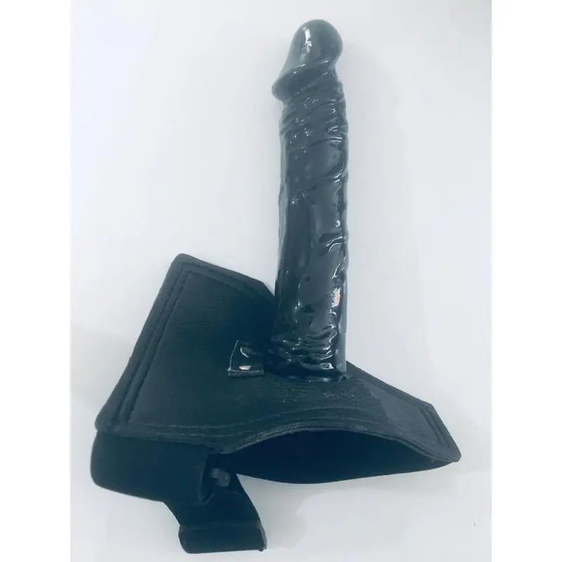 23 Cm. – 1.Sınıf Malzeme – Tam Realistik – Belden Bağlamalı Kemerli Jel Dildo (Pembe) görsel 2