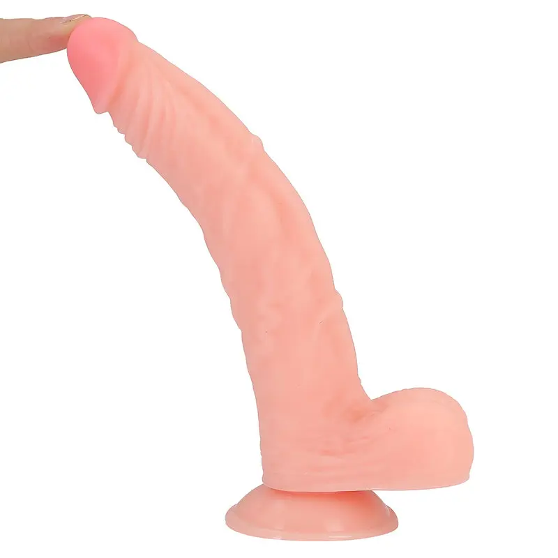 24 Cm. Rio Ultra Gerçekçi Doku Vantuzlu Testisli Dildo görsel 2