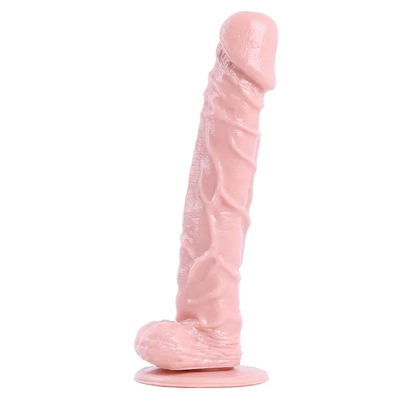 26cm Tam Realistik – Damarlı Vantuzlu – Belden Bağlamalı Kemerli Vibratör – görsel 2
