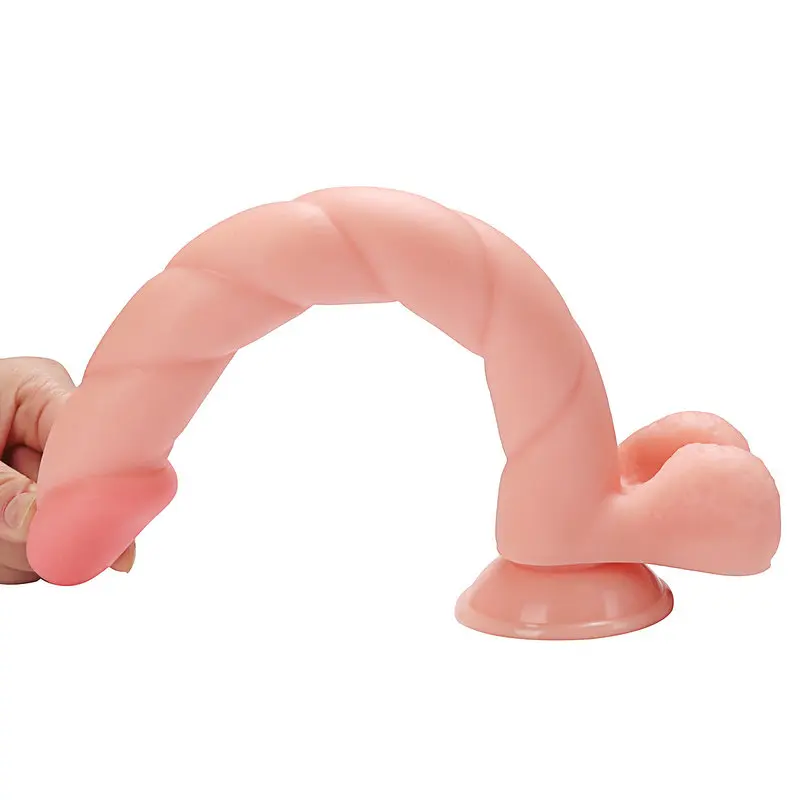30.5 Cm. XXLarge Extra Uzun ve Yivli Ultra Gerçekçi Doku Vantuzlu Testisli Dildo görsel 2