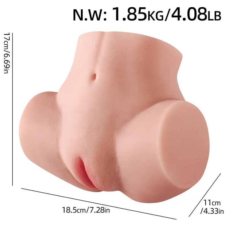 3D Realistik Seksi Vajina ve Anal Masturbator görsel 4
