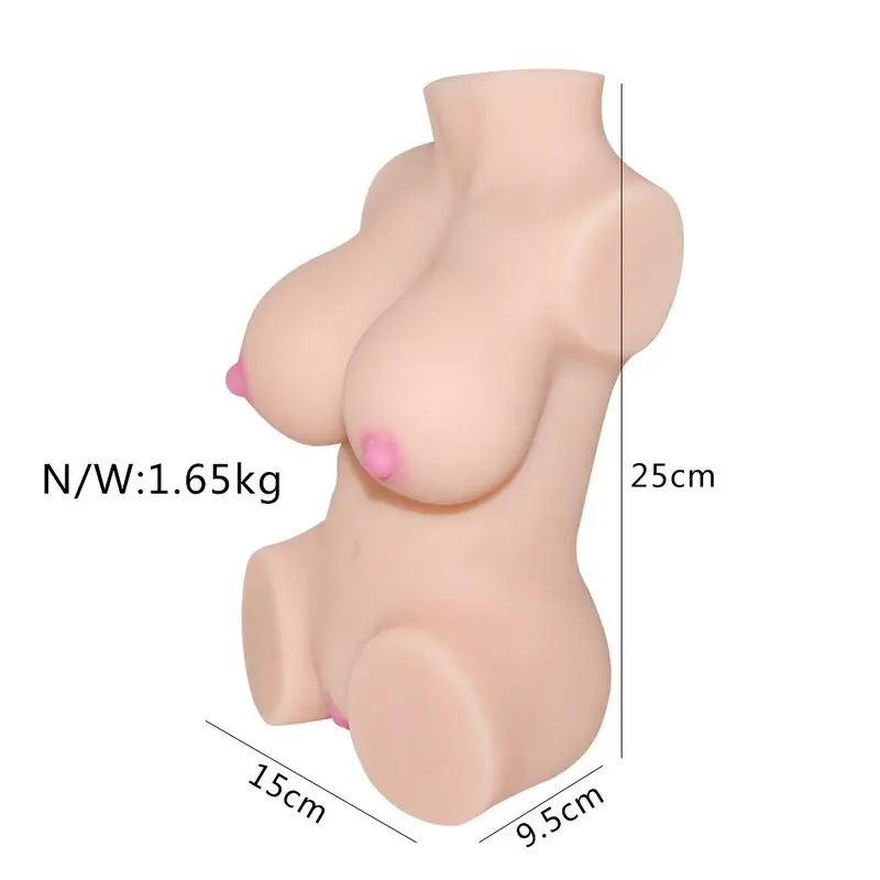 Sex Pussy Real3D Realistik Silikon Yarım Gövde görsel 8