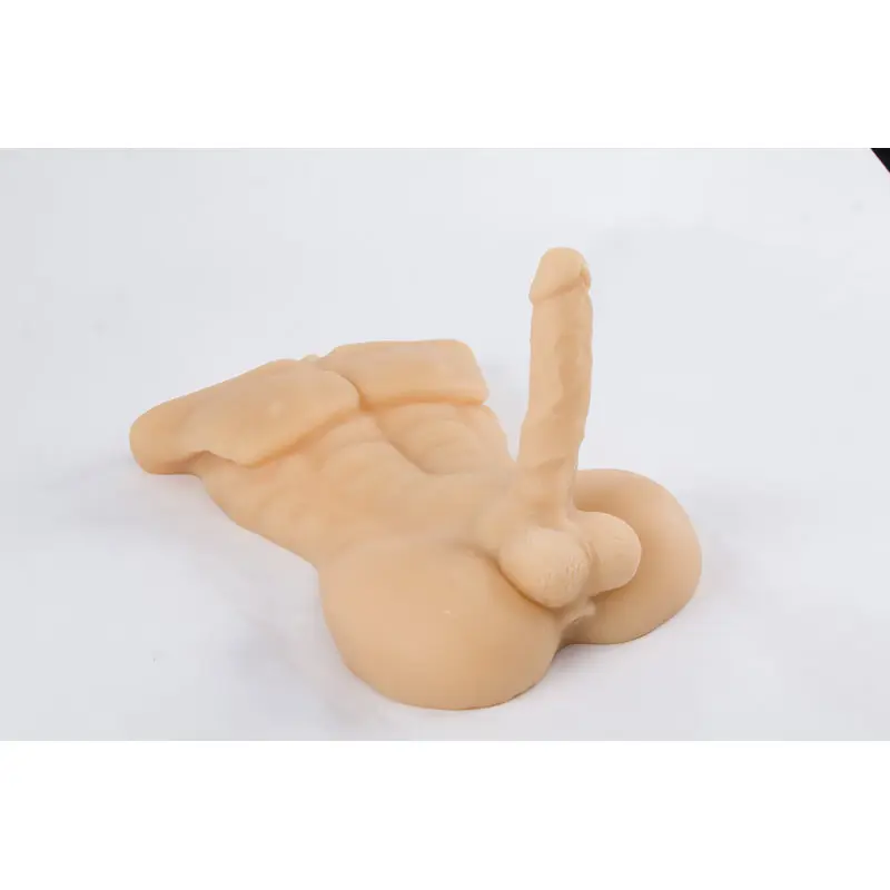 53 Cm. Ultra Gerçekçi Doku Anal Girişli Testisli Tüm Gövdeli Dildo görsel 4