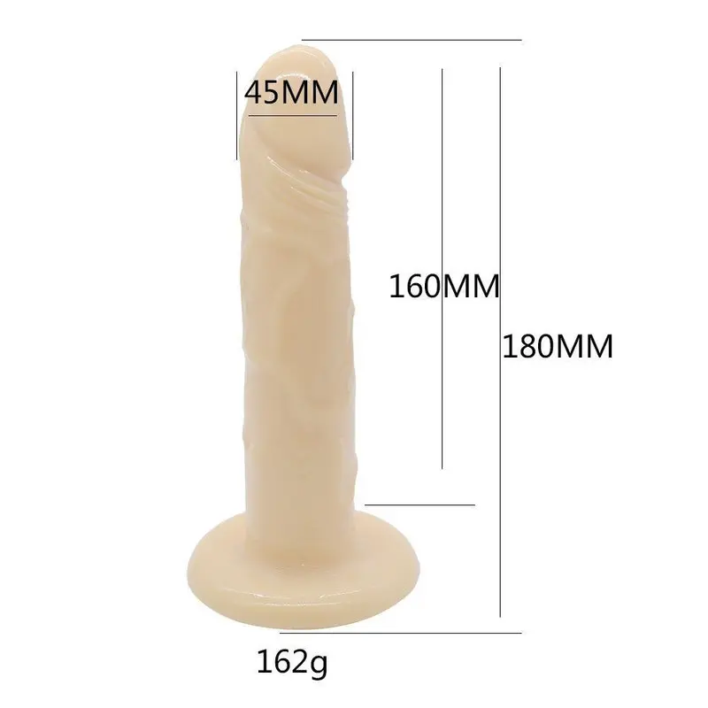 7” King Cock Ultra Realistik Dildo (Ten Rengi) görsel 4
