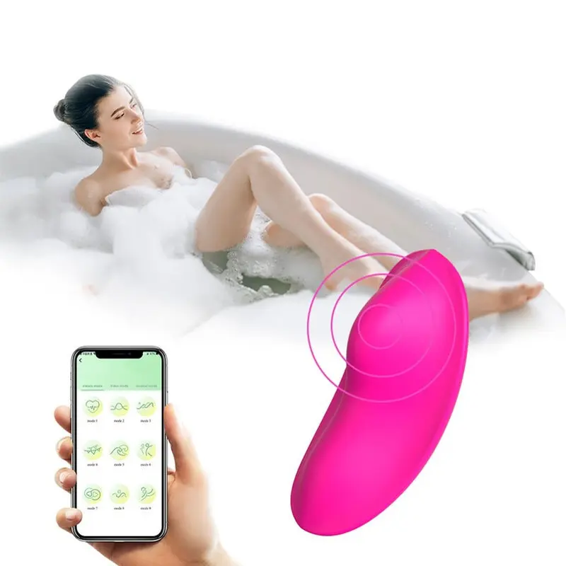 Bluetooth Telefon Kontrollü Külot içi Ultra Lüx Doku Klitoris Vibratör görsel 3