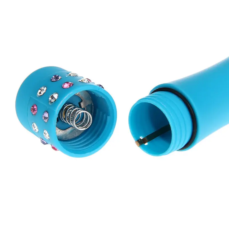Diamond Princess Mücevher Taşlı 4” Vibratör (Mavi) görsel 6