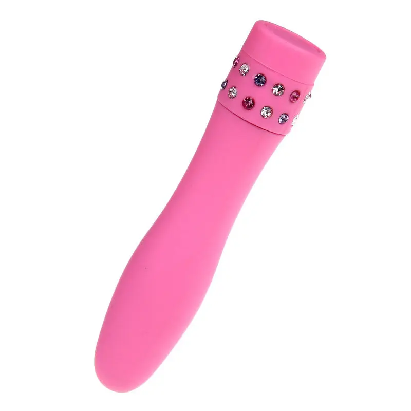 Diamond Princess Mücevher Taşlı 4” Vibratör (Pembe) görsel 4