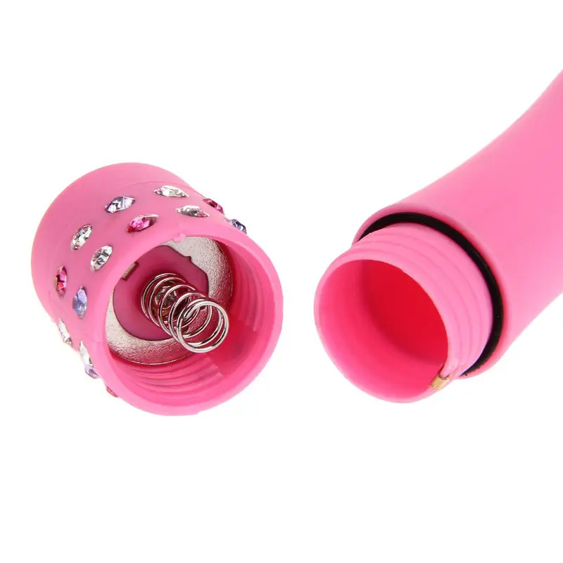 Diamond Princess Mücevher Taşlı 4” Vibratör (Pembe) görsel 6