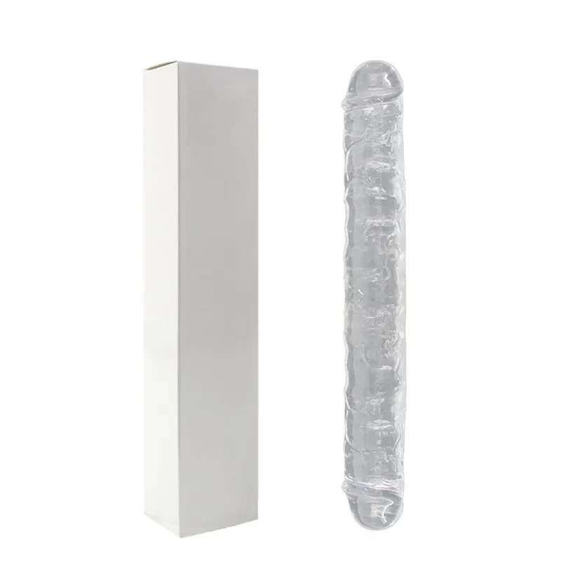 Double Dong – 38 Cm. – Çift Başlı Realistik Lezbiyen Dildo (Ten Rengi) görsel 4