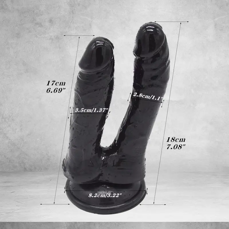 Dr.Love Anal & Vajinal Realistik Çatal Penis – görsel 4