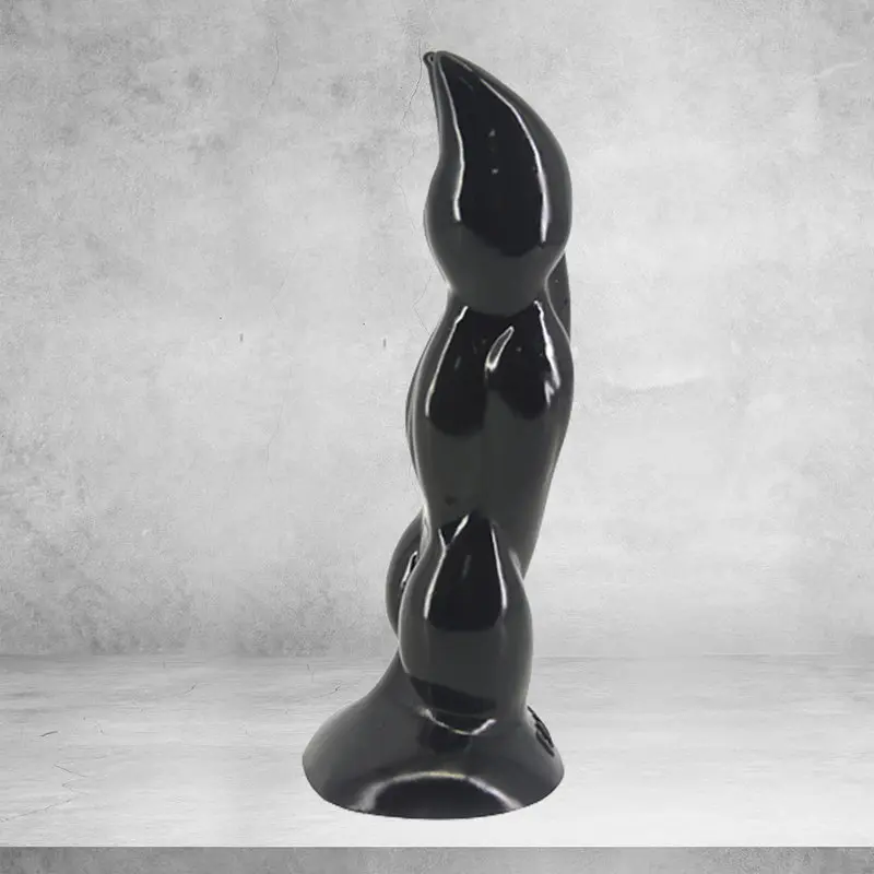 Dr.Love Boğumlu Büyük Boy Anal Plug & Dildo – görsel 5