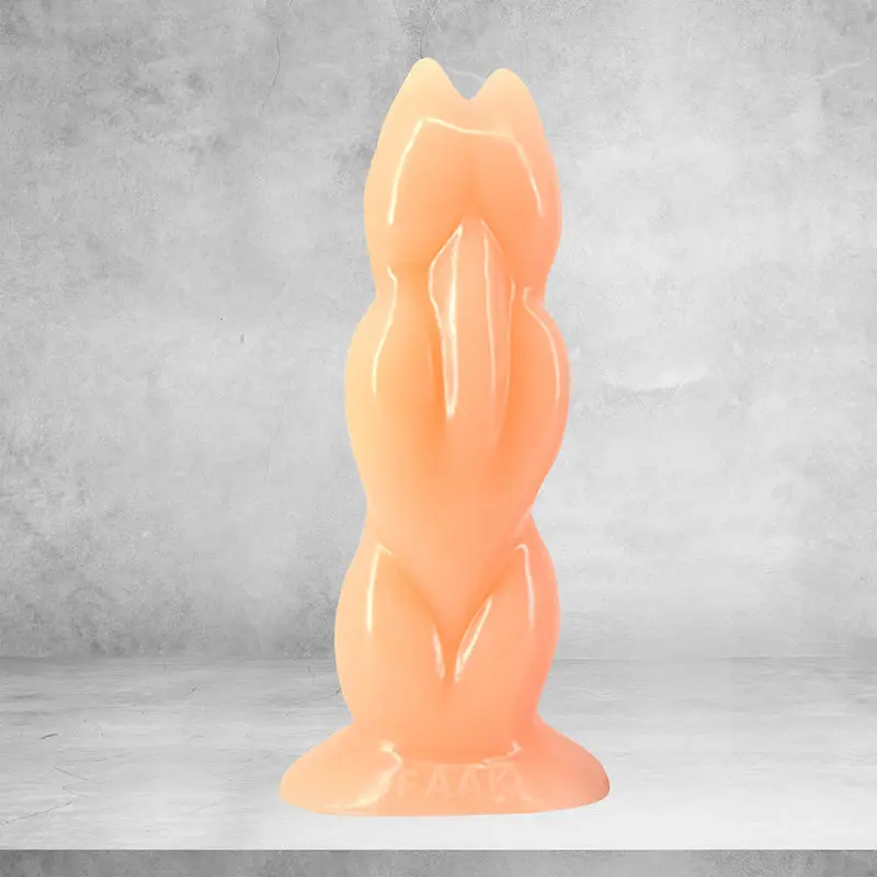 Dr.Love Boğumlu Büyük Boy Anal Plug & Dildo – görsel 2