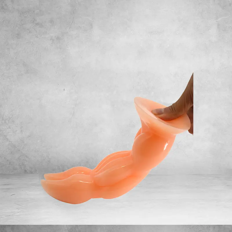Dr.Love Boğumlu Büyük Boy Anal Plug & Dildo – görsel 5