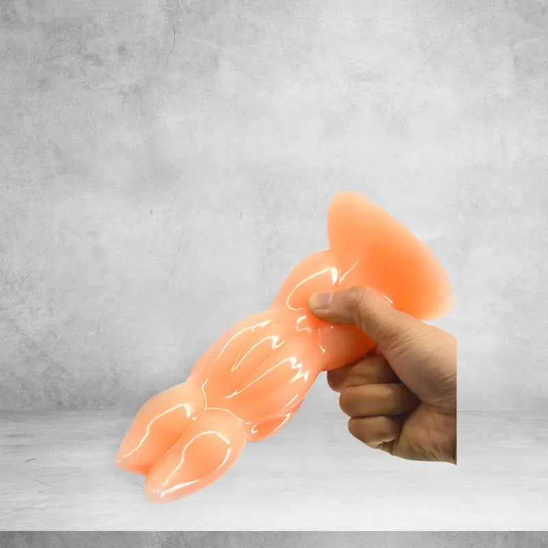 Dr.Love Boğumlu Büyük Boy Anal Plug & Dildo – görsel 7