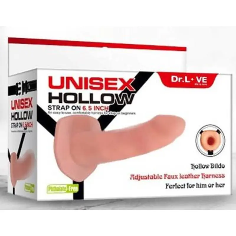 Dr.Love İçi Boş Belden Bağlamalı Yarı Realistik Penis görsel 7