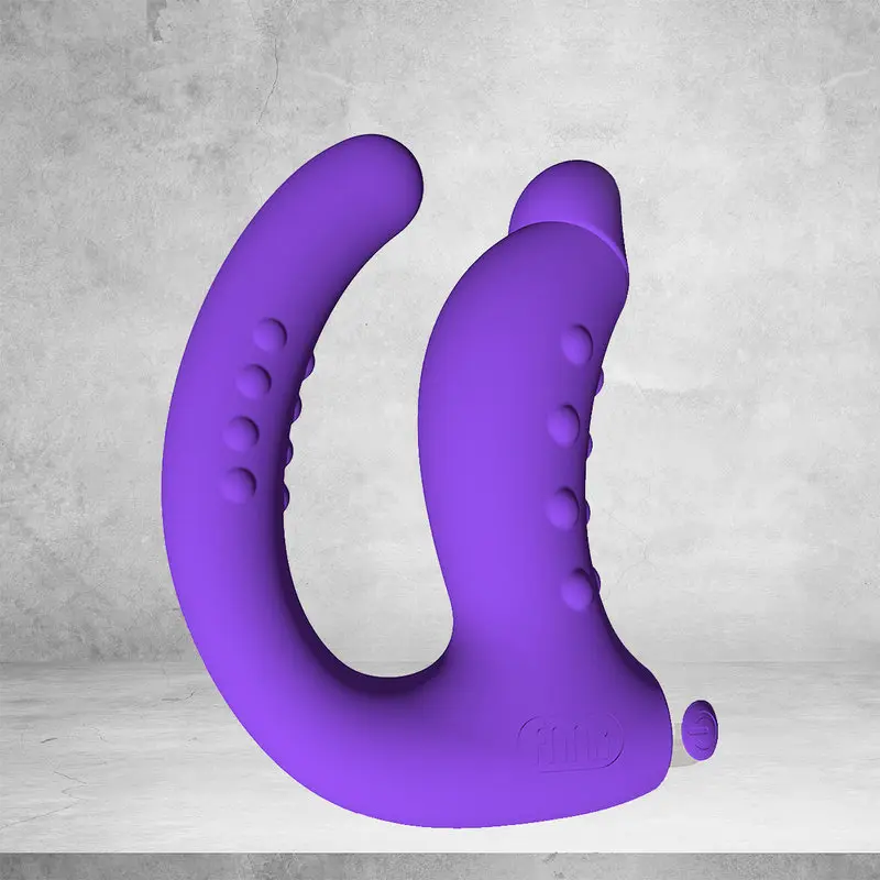 Dr.Love USB Şarjlı Anal & Vajinal Ultra Lüx Çatal Vibratör – görsel 4