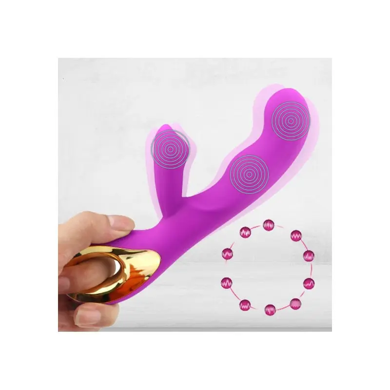 Dr.Love USB Şarjlı Çift Motorlu Klitoris Uyarıcılı Ultra Lux Vibratör – görsel 3