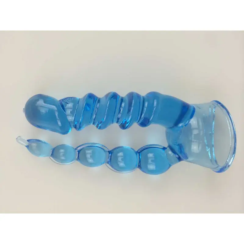 G-Spot Canlandırıcı Vibratör Silikon Masaj Aleti Başlığı (Anal+Vajinal) görsel 3