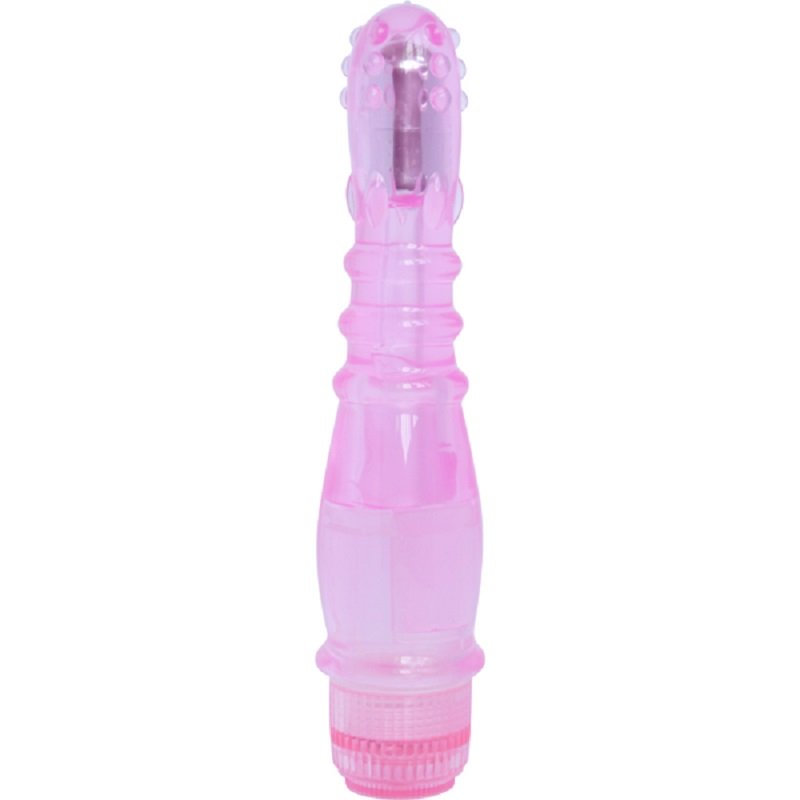G-Spot Crystal Rulette Boncuk Başlı Vibratör (Pembe)