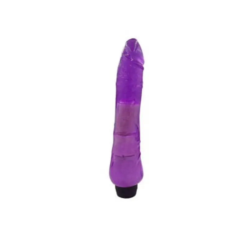 G-Spot Slikon Renkli Motorlu Vibratör (Jelly Mor) görsel 4