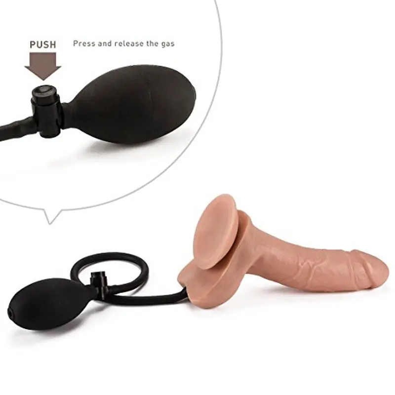 Şişebilen Vantuzlu Tam Realistik Penis Vibratör (Ten Rengi) ‘ görsel 7